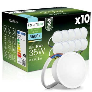 10x LED modul INSERT 5W 470LM 120° 6500K Studená bílá LUMILED