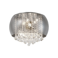 Venkovní solární zahradní lampa LED nástěnná lampa 6x G9 Chrome Classic Ninelle Rabalux