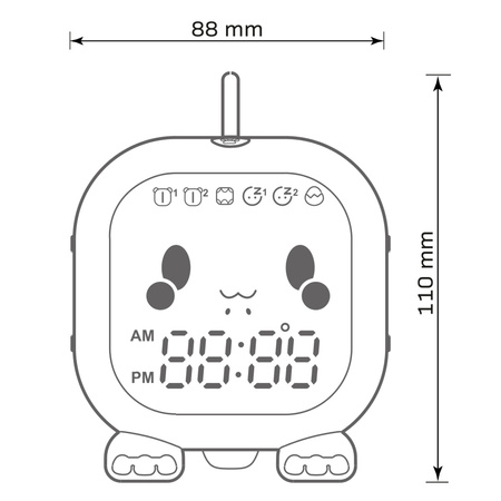 Dekorativní LED svítidlo 1,5W RGB Mint Stmívatelné Filip Sanico Goldlux