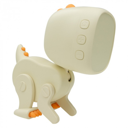 Dětský elektronický budík bílý dobíjecí 1200mAh ROBO MARY'S