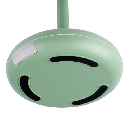 Stolní stolní lampa Školní kancelářská noční lampa Nastavitelná LED 1,7W 140lm 3000K Teplá zelená IP44 Dobíjecí Fluxy Kanlux