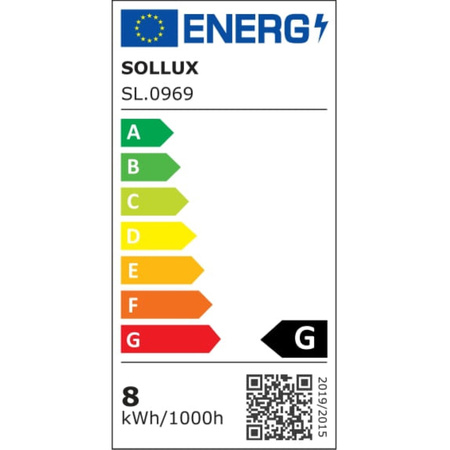 LED žárovka E27 Ball 8W 690lm 4000K Neutral Sollux