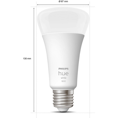 LED žárovka E27 A67 15,5W 2700K teplá bílá PHILIPS HUE White Bluetooth Zigbee