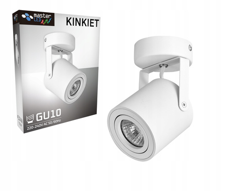 Nástěnné svítidlo pro povrchovou montáž Pohyblivé svítidlo GU10 White Matte Abi Masterled