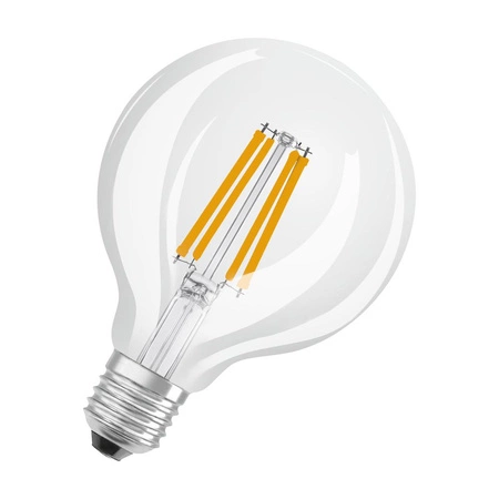 LED žárovka G95 Sphere E27 3,8W = 60W 806lm 2700K Warm 300° Filament CLASSIC ENERGETICKÁ ÚSPORNOST Osram