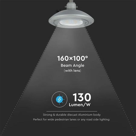 Pouliční lampa LED 100W 4000K CLASS II + III-M Typ SAMSUNG CHIP VT-115ST V-TAC