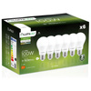 6x Žárovka LED A60, E27 6W = 50W 660lm 2200K Teplá bílá 360° Filament Kouřová Smokey LUMILED