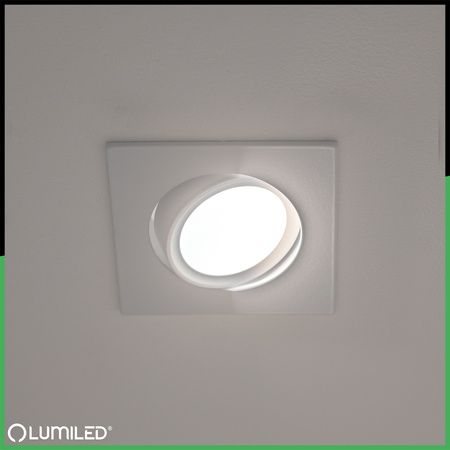 Halogenové stropní svítidlo Square GU10 MR16 White TRIAM LUMILED pro zapuštěnou montáž