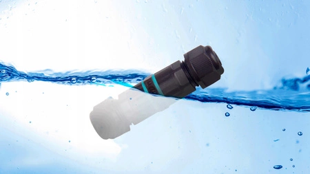 Hermetická kabelová spojka IP68 Kabelová zásuvka pro vodiče 3 x 0,75 - 2,5