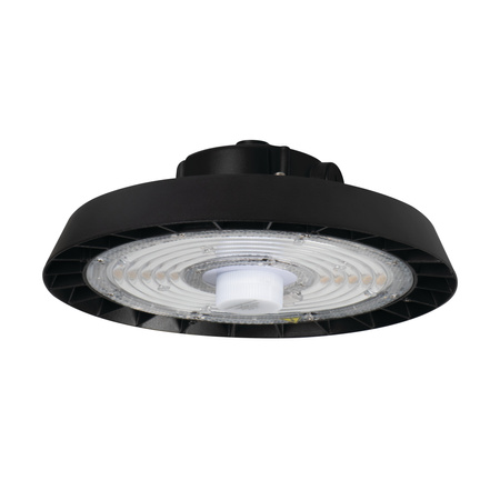 Stmívatelné průmyslové svítidlo LED High-Bay 150W 25500lm 4000K neutrální bílá 90° IP65 IK08 Round šedé HB KANLUX