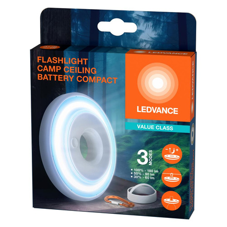 LED COB Battery Camping Ceiling Light 3xAA 2,2W 180lm 4000K LEDVANCE