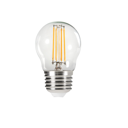 LED žárovka E27 Edison G45 4,5W = 40W 470lm 2700K teplá bílá Clear XLED Filament Kanlux