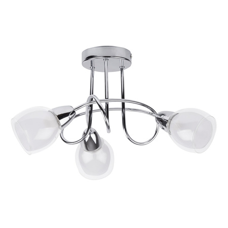 Stropní svítidlo 3x E14 Chrome Classic Dave Rabalux