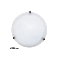 Plafond LED stropní svítidlo Povrchová montáž 2x E27 White Classic Alabastro Rabalux