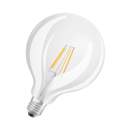 LED žárovka G125 Sphere E27 4W = 40W 470lm 2700K teplá bílá 300° Retrofit Filament CLASSIC Osram