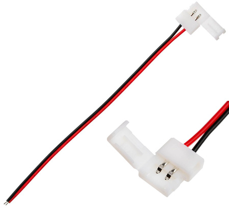 2PIN konektor pro LED pásek. 1-stranná západka s 10mm kabelem