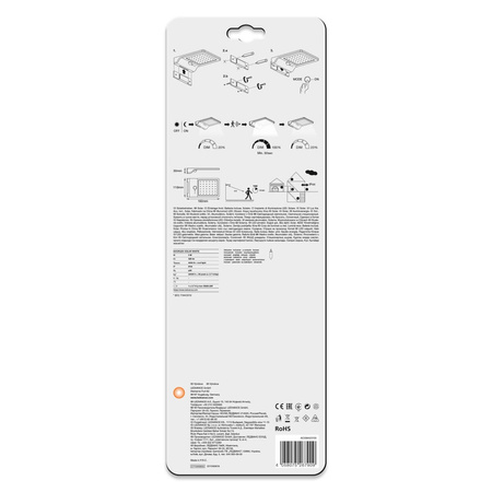 LED reflektor 3W 320lm 4000K bílý se senzorem pohybu a soumraku LEDVANCE DOORLED Solar