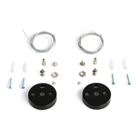 Montážní sada pro závěsné prvky 150 cm černá VIDEX