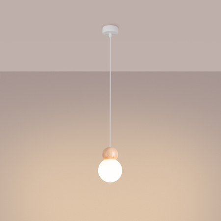 PEKKA 1 G9 White Wood Skandinávské stropní závěsné svítidlo SOLLUX