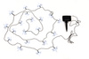 Solární zahradní okrasné girlandy Světelný řetěz 20 LED průhledných vážek studené barvy