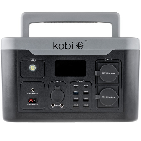 Energy Bank Powerbox Přenosná mobilní napájecí stanice 1800W Premium KOBI