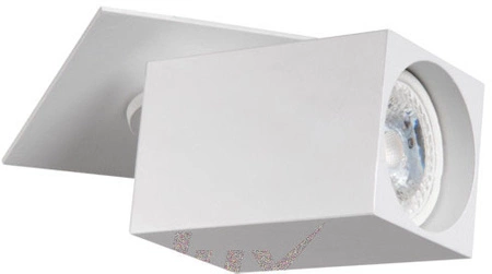 Bodové pohyblivé bílé stropní svítidlo SPOT CHIRO GU10 hranaté Kanlux