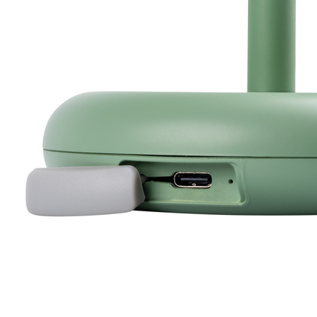 Stolní stolní lampa Školní kancelářská noční lampa Nastavitelná LED 1,7W 140lm 3000K Teplá zelená IP44 Dobíjecí Fluxy Kanlux