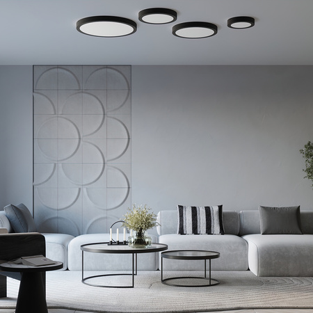 Stropní svítidlo Plafond ONYX 50 LED 32W 3000K 2539lm bílé Minimalistické SOLLUX