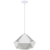 Závěsné svítidlo E27 Geometrická bílá PASTEL PRISM D:310*180MM VT-7310 V-TAC