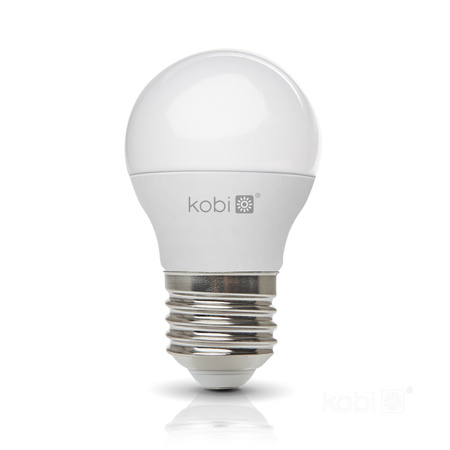 LED žárovka E27 Ball 6W 470lm 3000K Warm 200° Kobi