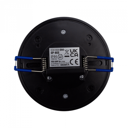 PIR senzor pohybu a soumraku IP44 skrytý / povrchový černý 20m 360° CP Ecolight