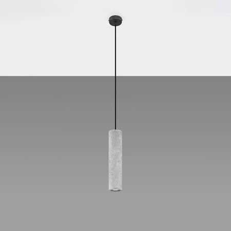 LUVO 1 GU10 Loft Závěsné stropní svítidlo černošedé SOLLUX