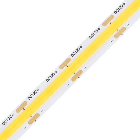 LED pásek COB, 12V 50W 1920LED NEON Teplá bílá 8mm 5m LUMILED