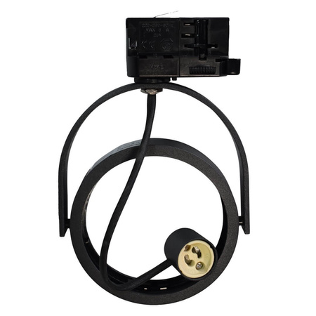 LUGAR GU10 AR111 Track Light 3 - fázové stropní světlo Black Milagro