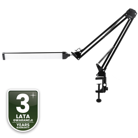 Stolní lampa LED 12W, CCT USB stmívatelná Černá COSMI LUMILED