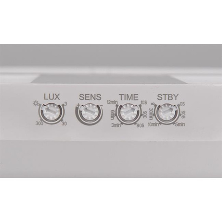 Plafond LED stropní svítidlo do koupelny Povrchová montáž 22W lm 4000K Neutrální 120° se senzorem pohybu Kulaté bílé IP65 Midas Masterled