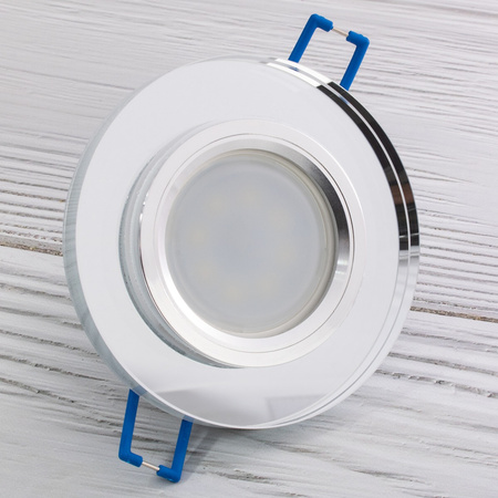 Skleněné Halogenová Podhledové svítidlo GU10, MR16 Stálá Kulatá Průhledná ARIEL LUMILED