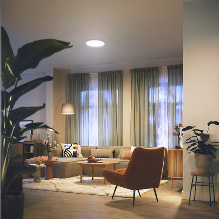 LED stropní světlo 40W 2700-6500K DIMMABLE CCT 48cm WINCEL + PHILIPS PILOT