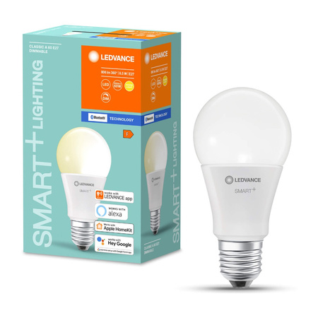 LED žárovka E27 A60 8.5W 806lm 2700K Teplá bílá LEDVANCE Smart+ Bluetooth Stmívatelné