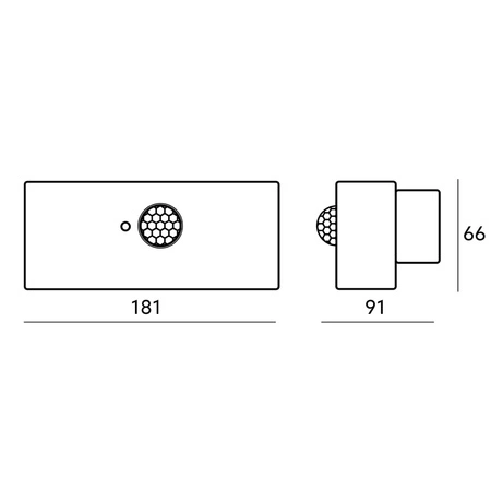 Solární LED zahradní nástěnná lampa 2.5W 4000K Černá elevační lampa SOLARIS Kobi