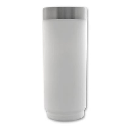 Venkovní zahradní lampa E27 SILVER POST 65cm s pohybovým a soumrakovým senzorem