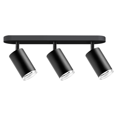 Nástěnné a stropní bodové svítidlo 3x GU10 černé IP44 TURYN Sanico Goldlux