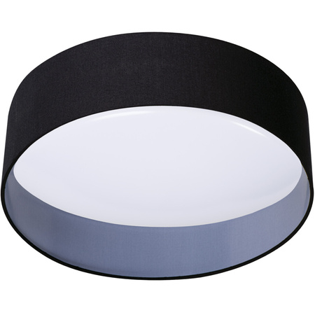 Přisazená LED stropní lampa Rifa 17.5W 4000K 40cm kulatá černá KANLUX