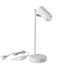 Stolní stolní lampa Školní kancelářská noční lampa Nastavitelná GU10 Bílá Evalo Kanlux