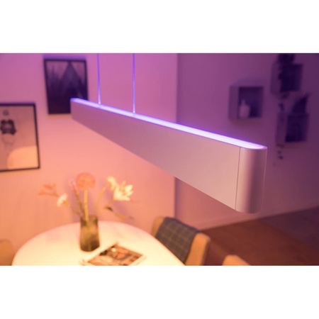 Stropní svítidlo ENSIS White 79W CCT RGB Top Down PHILIPS HUE Bluetooth Zigbee