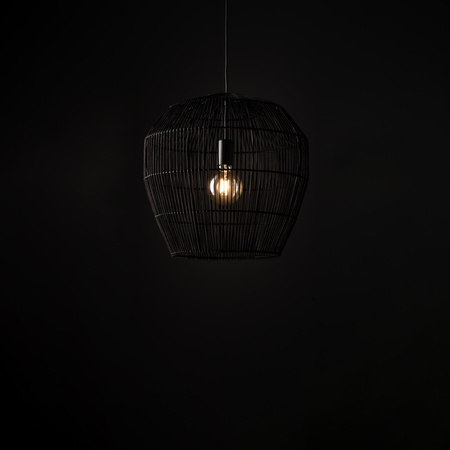 HAITI S 11166 Nowodvorski E27 Black Skandinávské závěsné stropní svítidlo