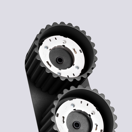 Svítidlo pro povrchovou montáž 2x GX53 Aluminium Black Aura Deep Space SL.1788 Sollux