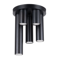 Stropní plafon Tuba Spot 5x GU10 Black Lagos Ocean Green SL.1467 Sollux