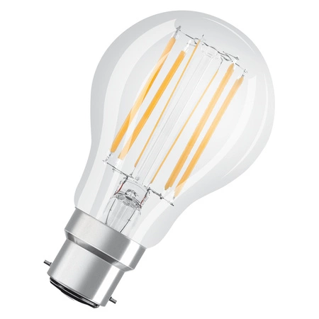 LED žárovka A60 B22d 11W = 100W 1521lm 6500K Cold 300° Dimmable Retrofit Filament CLASSIC Osram
