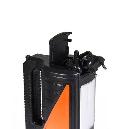 LED 900lm dobíjecí pátrací světlo ruční svítilna boční panel 2 režimy IPX4